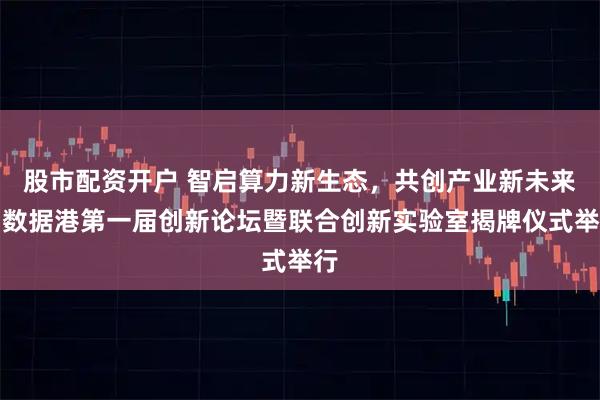 股市配资开户 智启算力新生态，共创产业新未来！数据港第一届创新论坛暨联合创新实验室揭牌仪式举行
